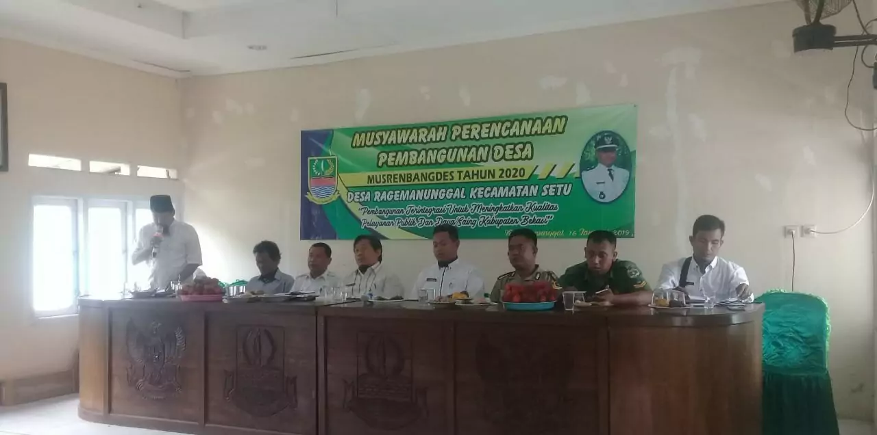 Musrenbang Desa Ragemanunggal: Pembangunan Non Fisik Tak Boleh Diabaikan - Desapedia