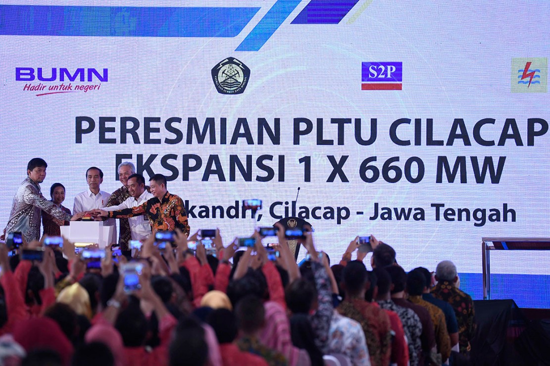Jokowi Resmikan PLTU Cilacap Ekspansi Tahap Pertama Kapasitas 1x660 MW - Desapedia
