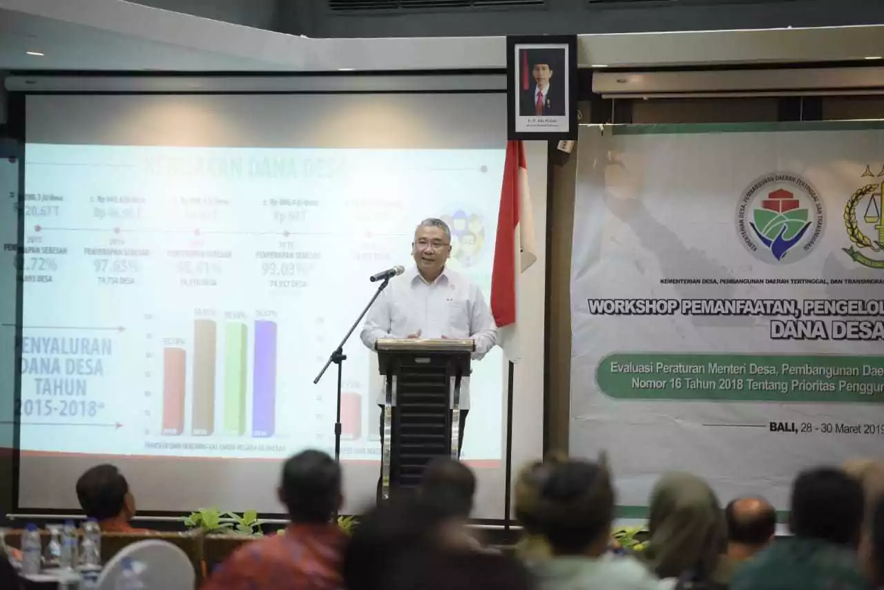 Mendes PDTT: Jangan Main-main soal Dana Desa - Desapedia