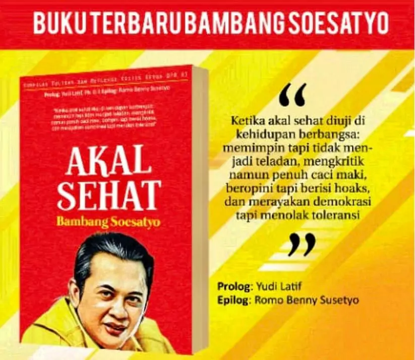 Bamsoet Akan Luncurkan Buku Terbaru 'Akal Sehat' - Desapedia