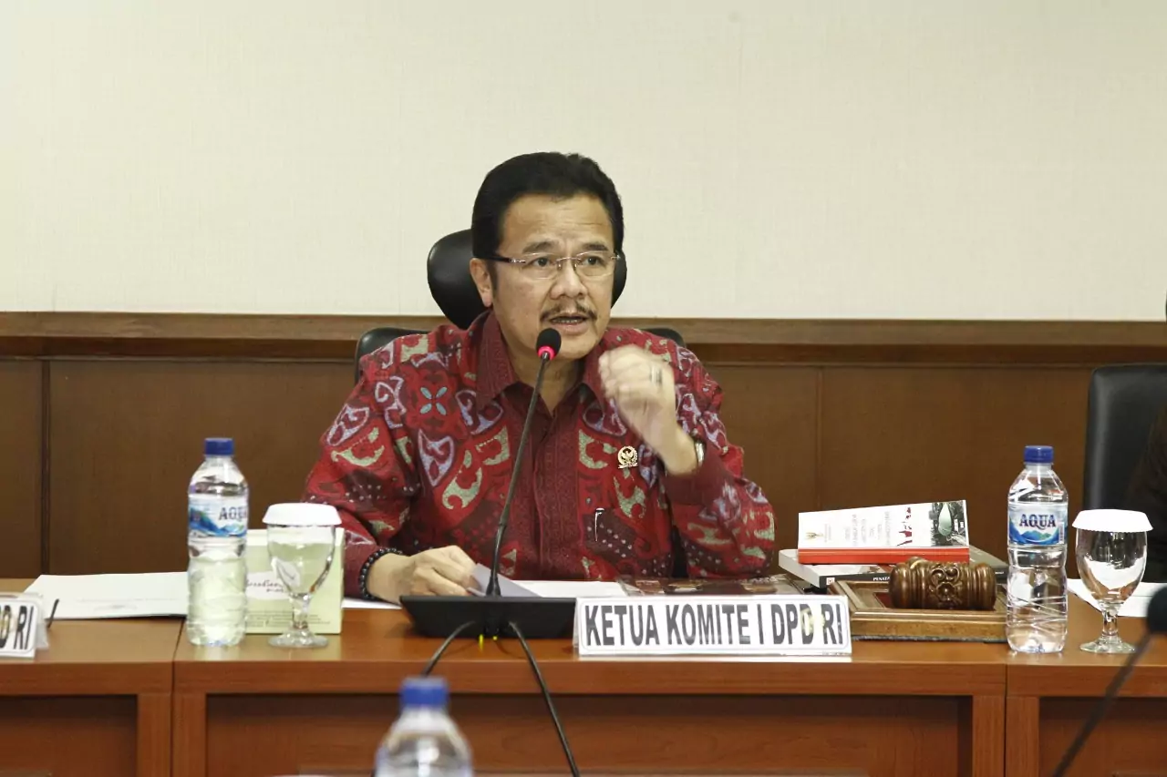 Ketua Komite I DPD RI Agustin Teras Narang