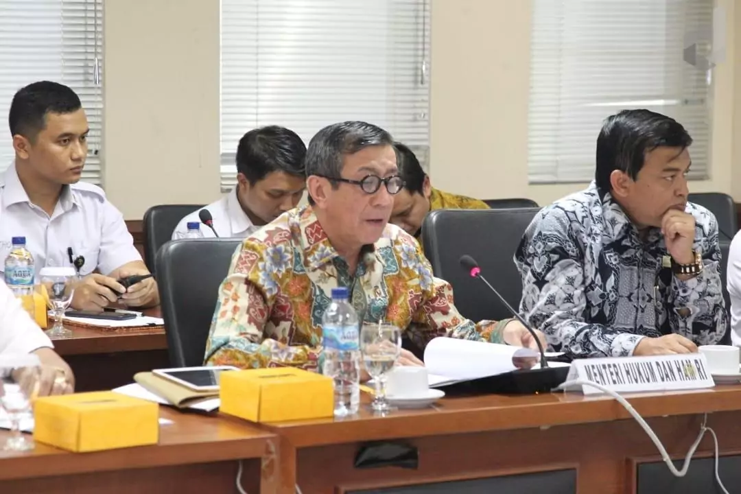 Dihadapan Menkumham, DPD RI Minta Pemerintah dan DPR Perhatikan RUU Usul DPD RI - Desapedia