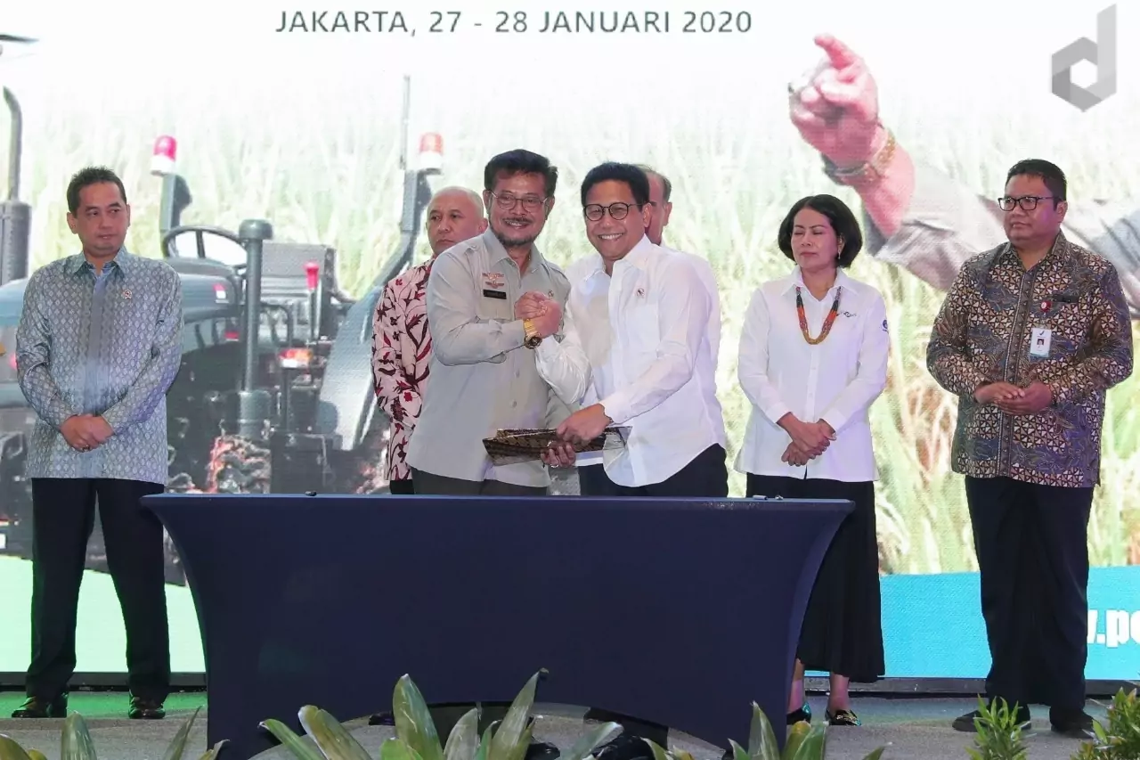 Di Rakernas Pembangunan Pertanian, Mendes PDTT dan Mentan Tandatangani Kesepakatan Bersama Tingkatkan Pertanian Desa - Desapedia