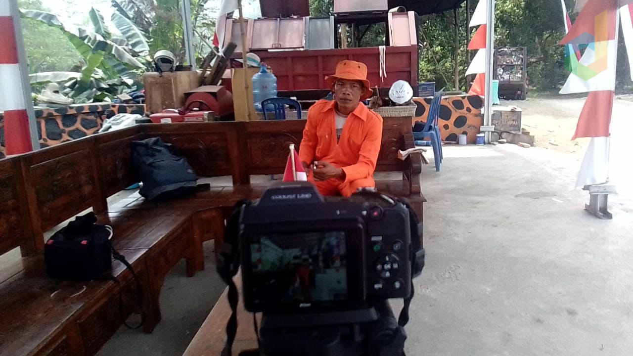 Triyono Ketua Pengelola Sampah Mandiri di Desa Jatisaba