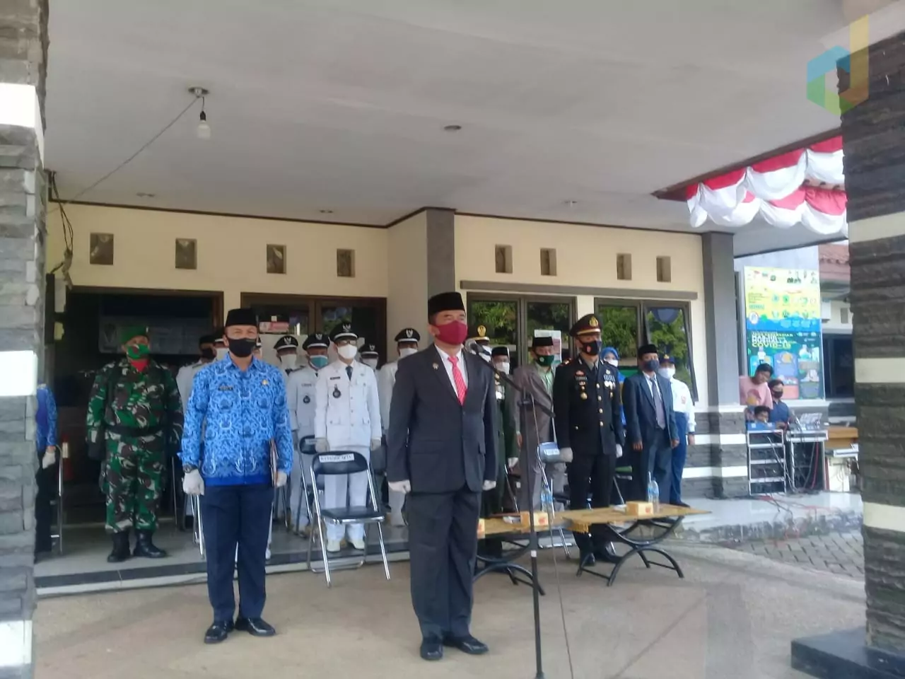 Meski Sederhana, Peringatan HUT RI ke-75 di Setu Berlangsung Khidmat - PT Desapedia Bangun Jaya