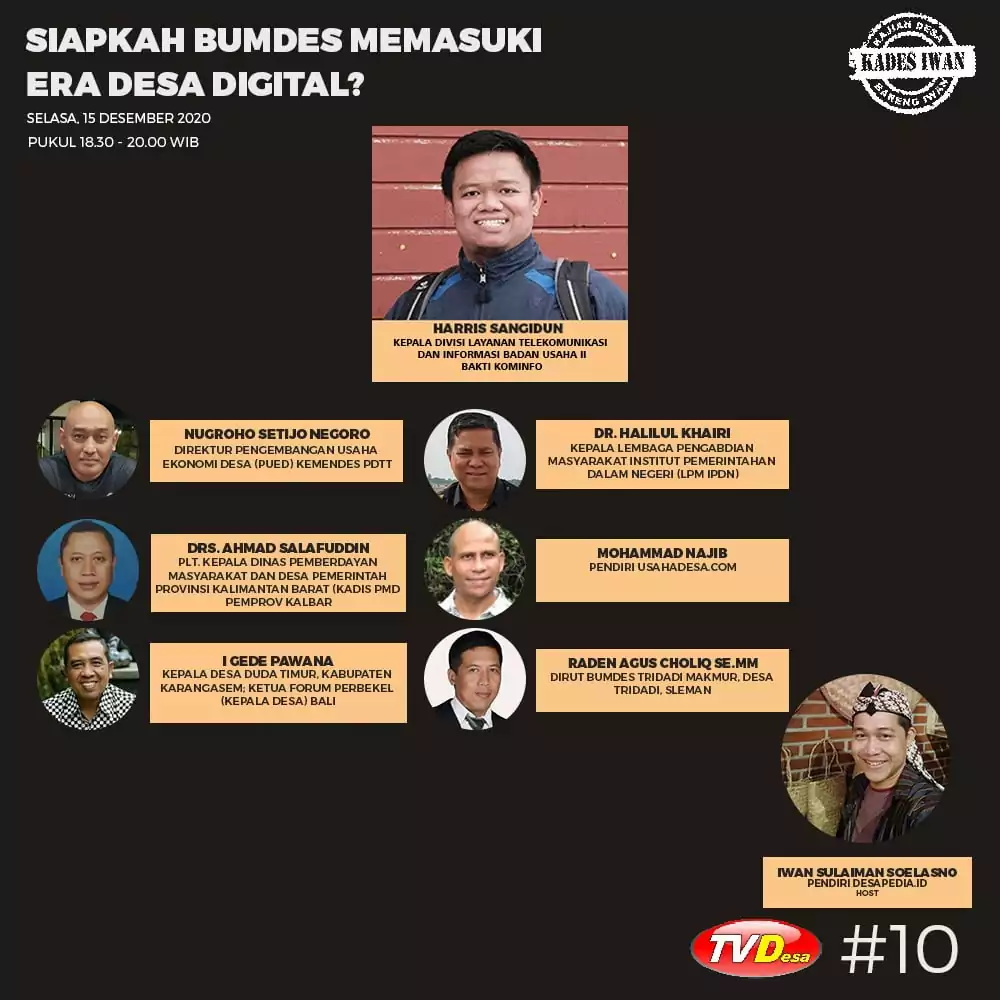 BUMDes Di Era Digital Akan Tumbuhkan Model Bisnis Baru di Perdesaan - PT Desapedia Bangun Jaya