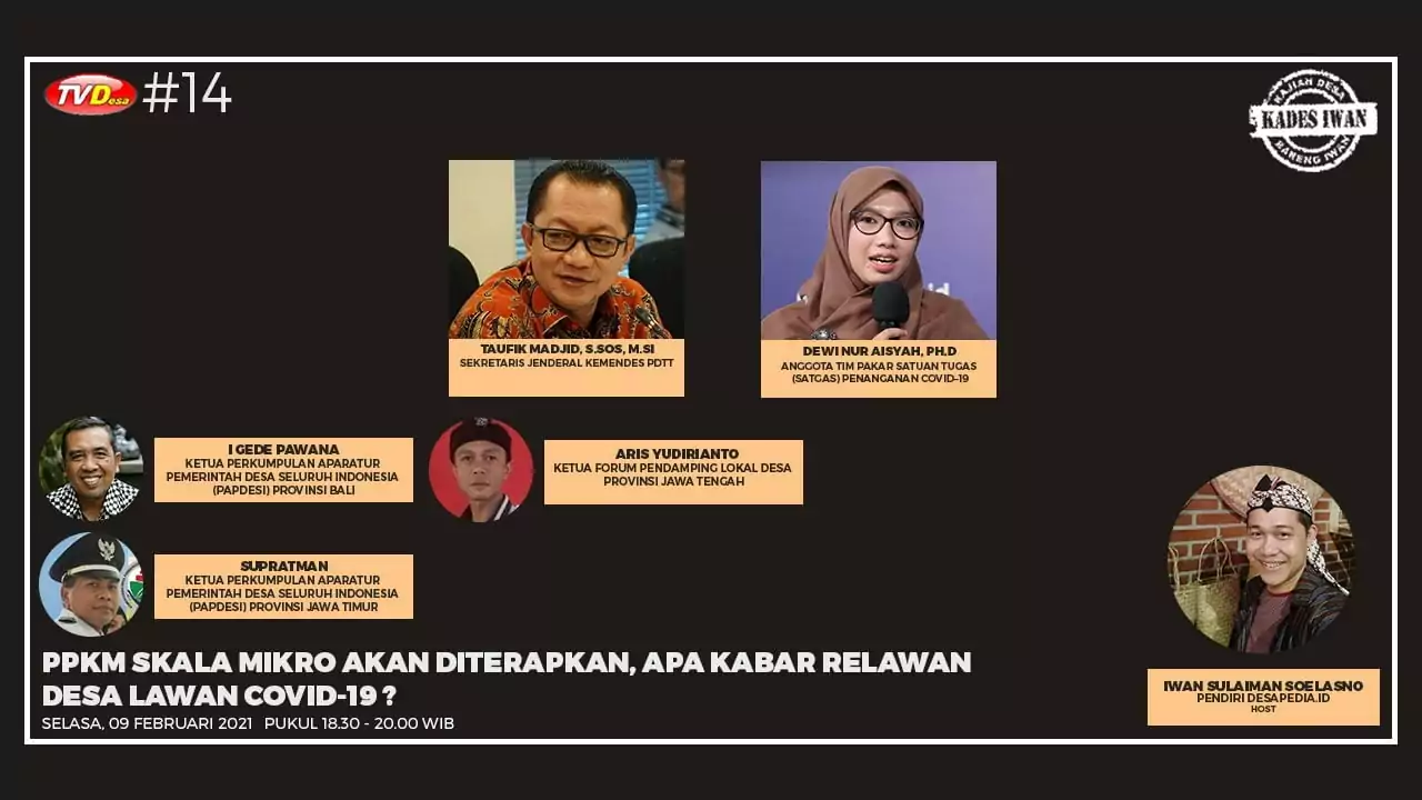 PPKM Skala Mikro Akan Diterapkan, Apa Kabar Relawan Desa Lawan Covid-19? - PT Desapedia Bangun Jaya