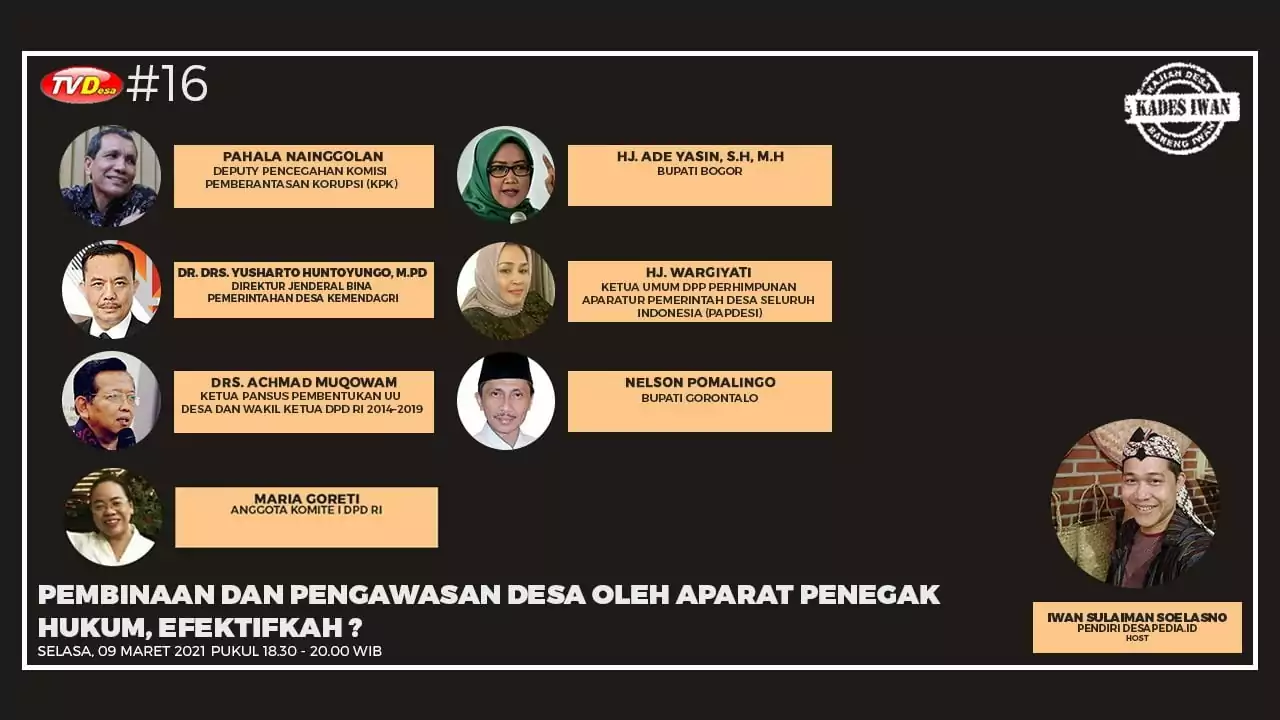 Pembinaan dan Pengawasan Desa Oleh Aparat Penegak Hukum, Efektifkah? - PT Desapedia Bangun Jaya