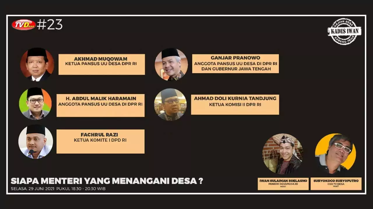 Siapa Menteri Yang Menangani Desa? - PT Desapedia Bangun Jaya