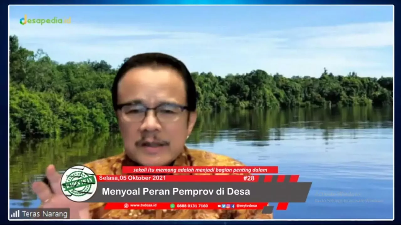 Teras Narang Ungkap Penyebab Lemahnya Pembinaan dan Pengawasan Pemprov di Desa - Desapedia