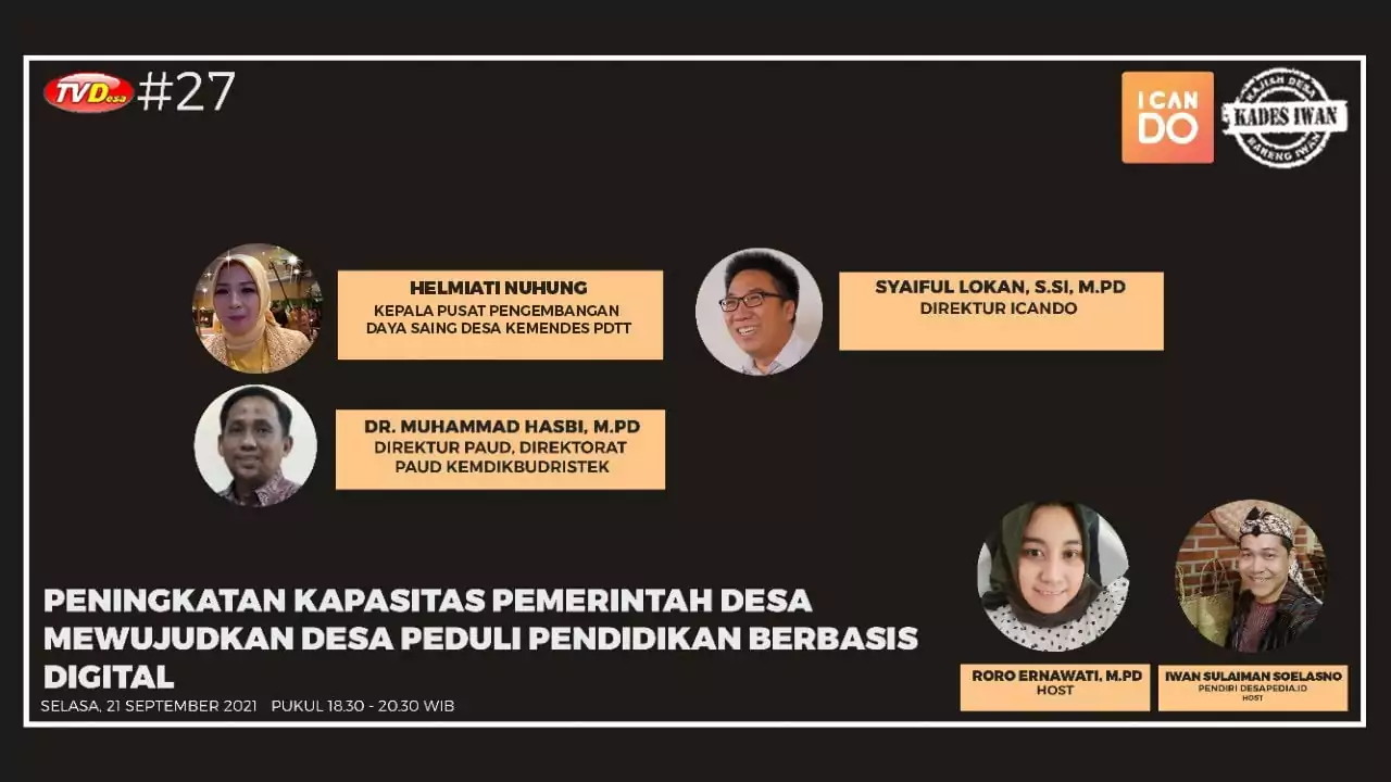 Peningkatan Kapasitas Pemerintah Desa Mewujudkan Desa Peduli Pendidikan Berbasis Digital - PT Desapedia Bangun Jaya