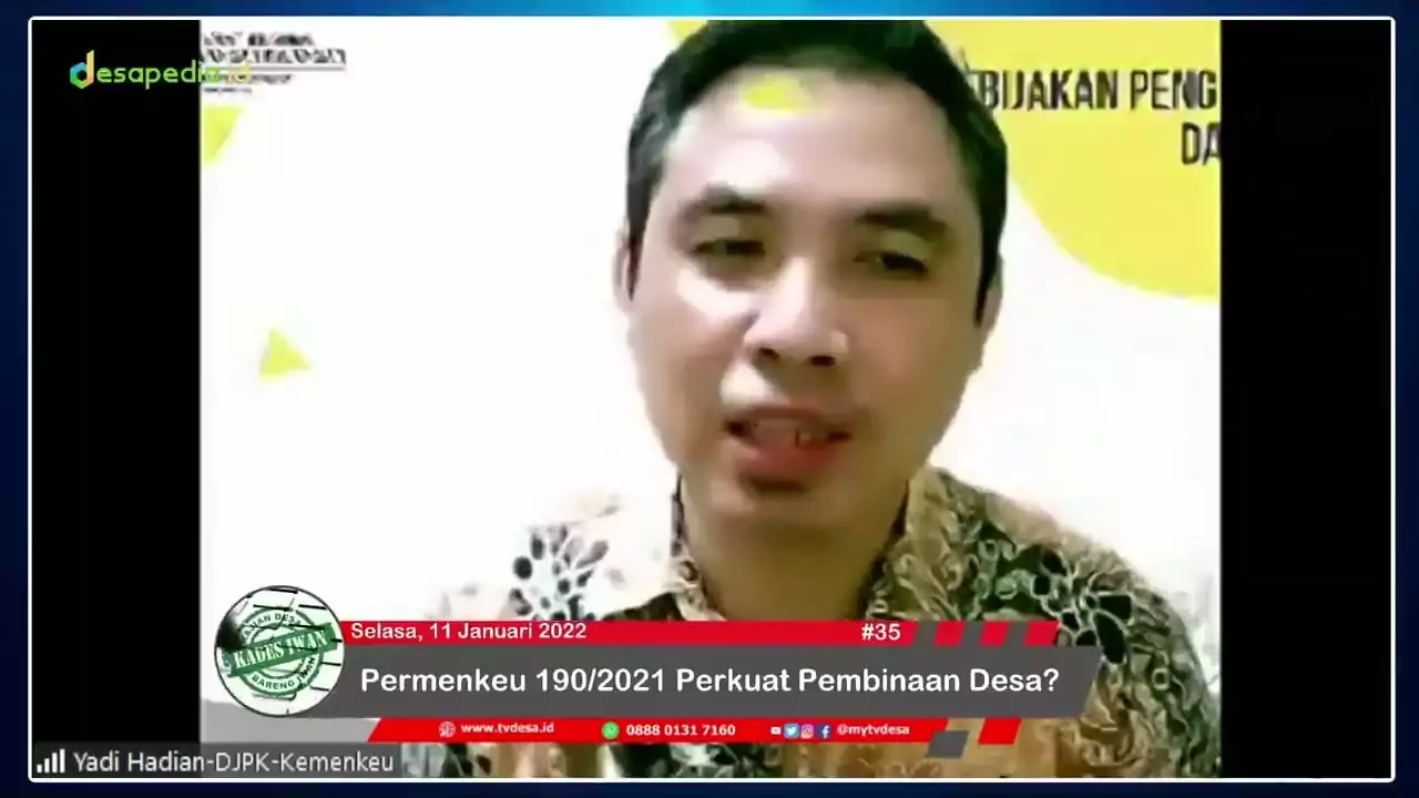 Permenkeu 190 2021 Perkuat Pembinaan Desa - PT Desapedia Bangun Jaya