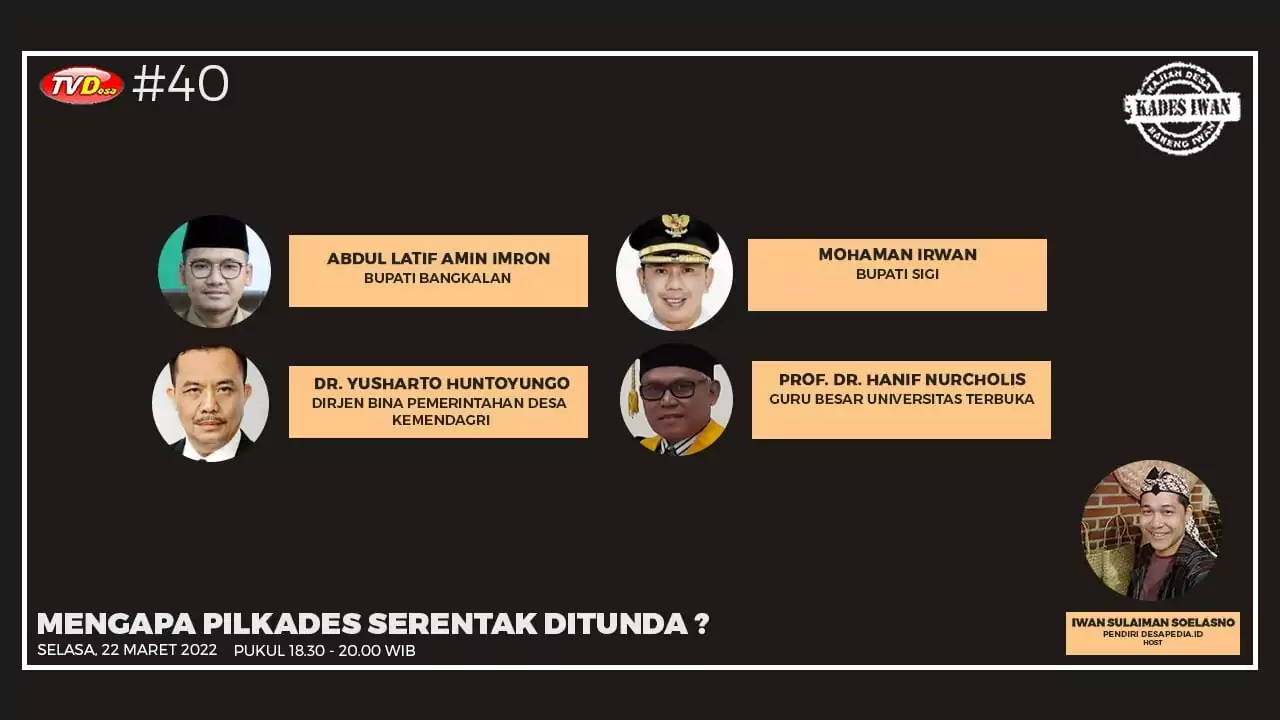 Mengapa Pilkades Serentak Ditunda? - PT Desapedia Bangun Jaya