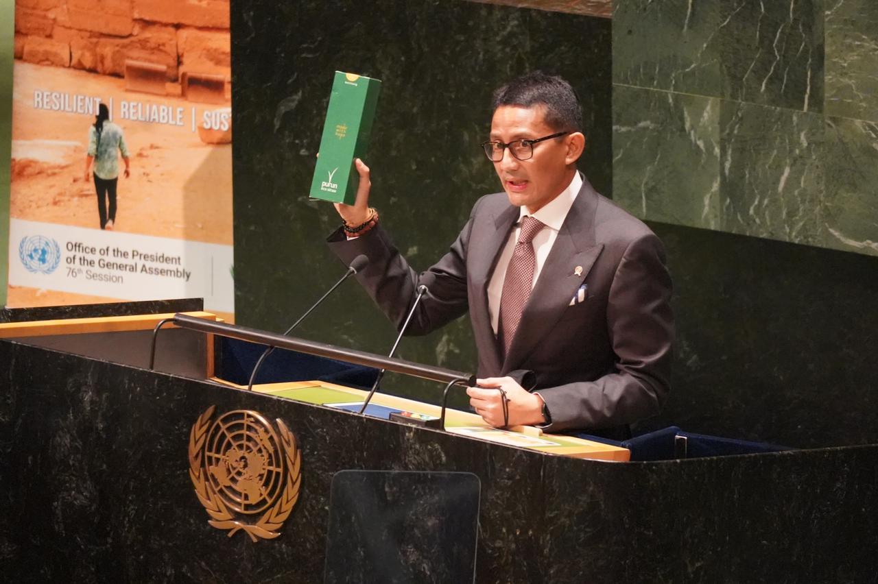 Bicara dalam Forum UNWTO di AS, Menteri Sandiaga Uno Paparkan Kisah Sukses Desa Wisata - Desapedia