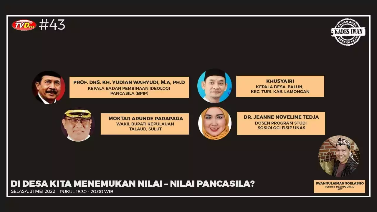 Di Desa Kita Menemukan Nilai - Nilai Pancasila? - PT Desapedia Bangun Jaya