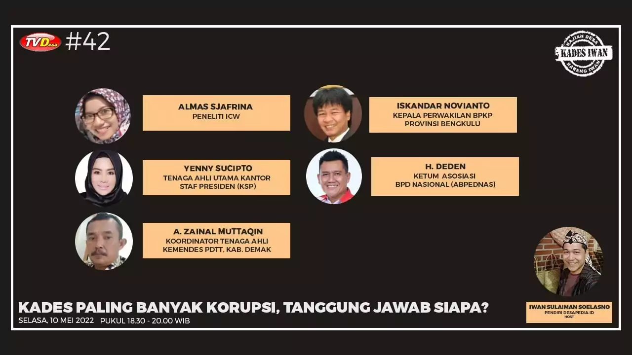 Kades Paling Banyak Korupsi, Tanggung Jawab Siapa? - PT Desapedia Bangun Jaya