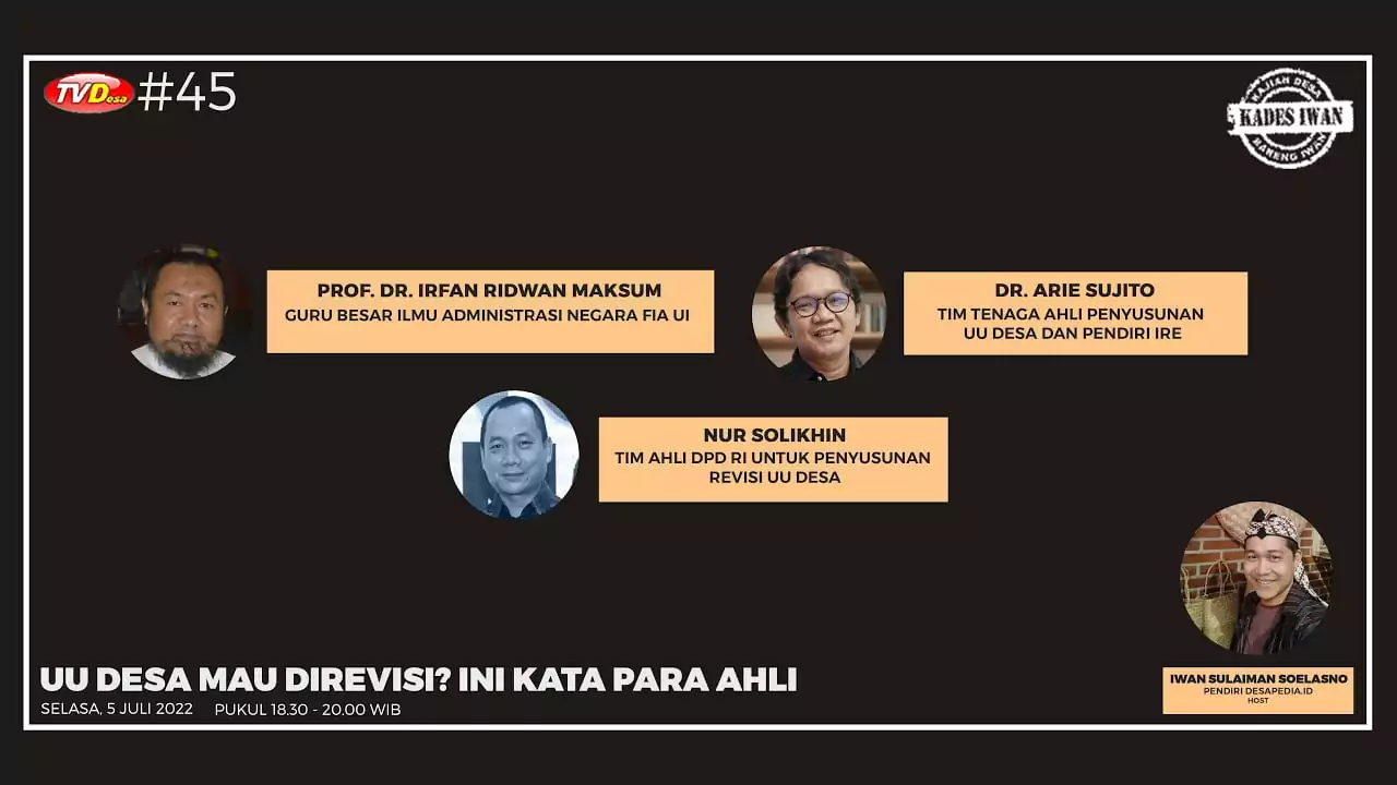 UU Desa Mau Direvisi? Ini Kata Para Ahli - PT Desapedia Bangun Jaya