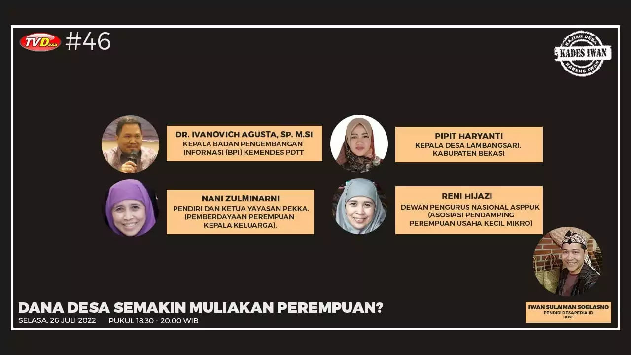 Dana Desa Semakin Muliakan Perempuan? - PT Desapedia Bangun Jaya