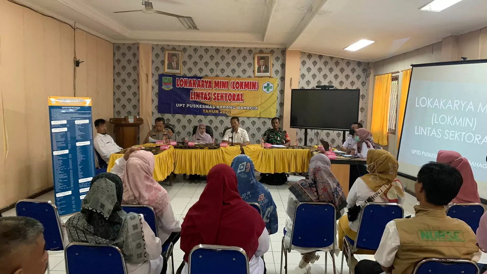 UPT Puskesmas Karang Bahagia Bahas Tiga Hal dalam Lokakarya Mini Lintas Sektor - Desapedia