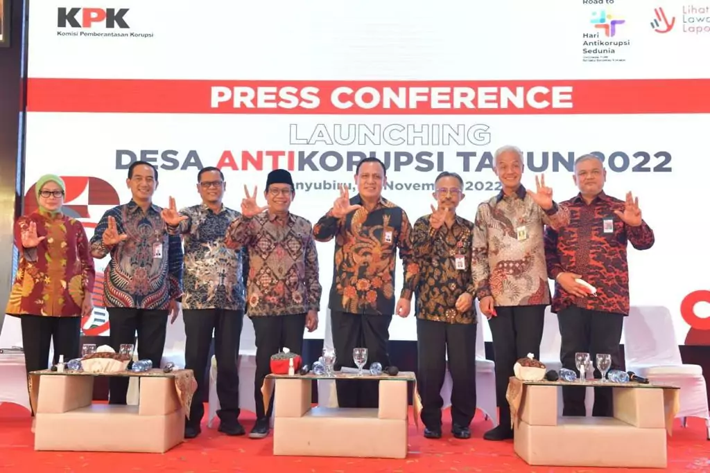 Kemendes PDTT dan KPK Luncurkan 10 Desa Antikorupsi 2022 - Desapedia