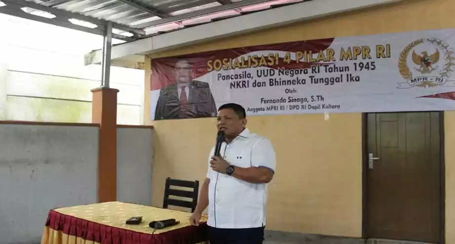 Fernando Sinaga Ingatkan Generasi Milenial Siapkan Indonesia Emas 2045 Berpedoman pada Pancasila - PT Desapedia Bangun Jaya