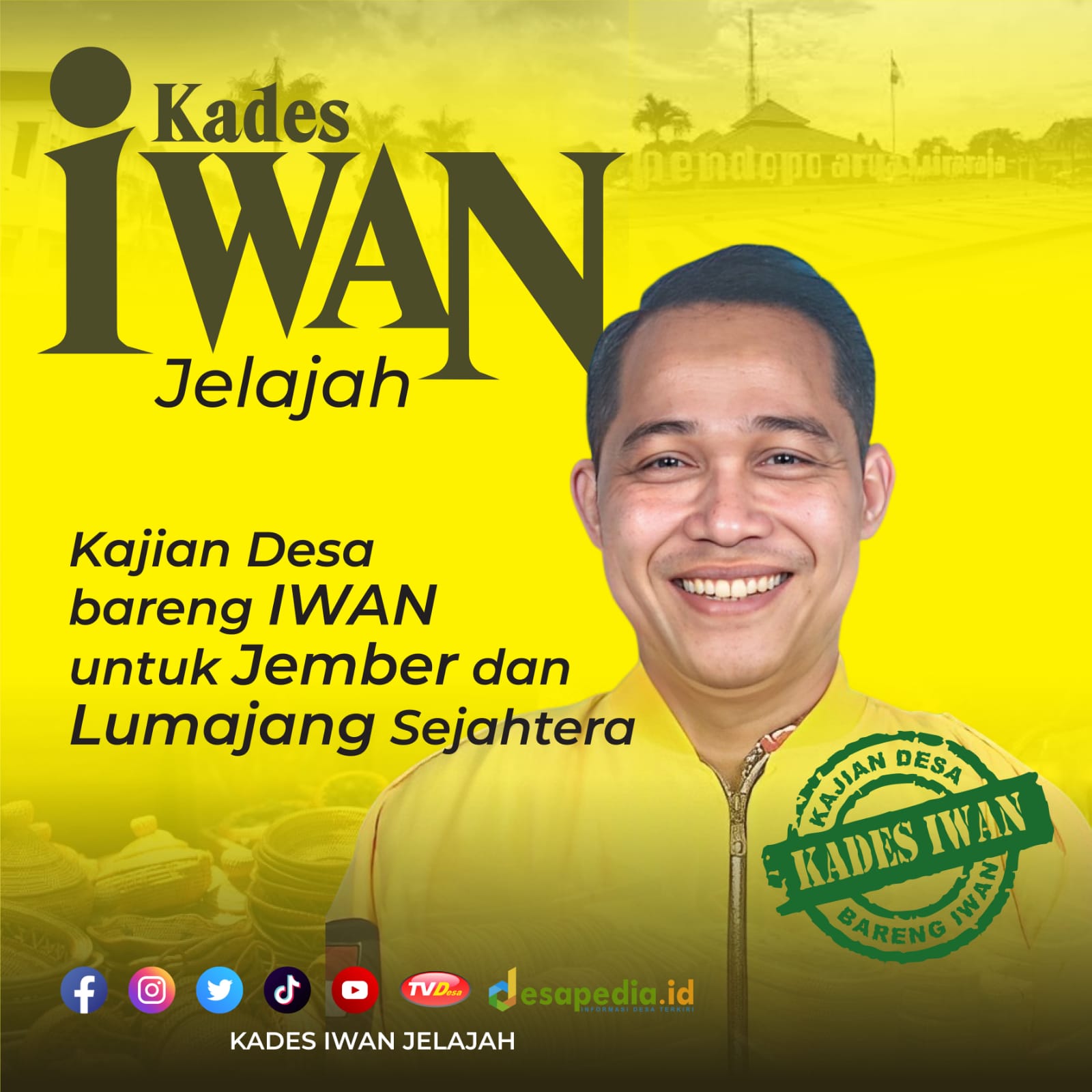 Penyaluran Dana Desa Rendah, ‘Kades Iwan’ Desak Kementerian dan Lembaga Bertanggung Jawab - Desapedia