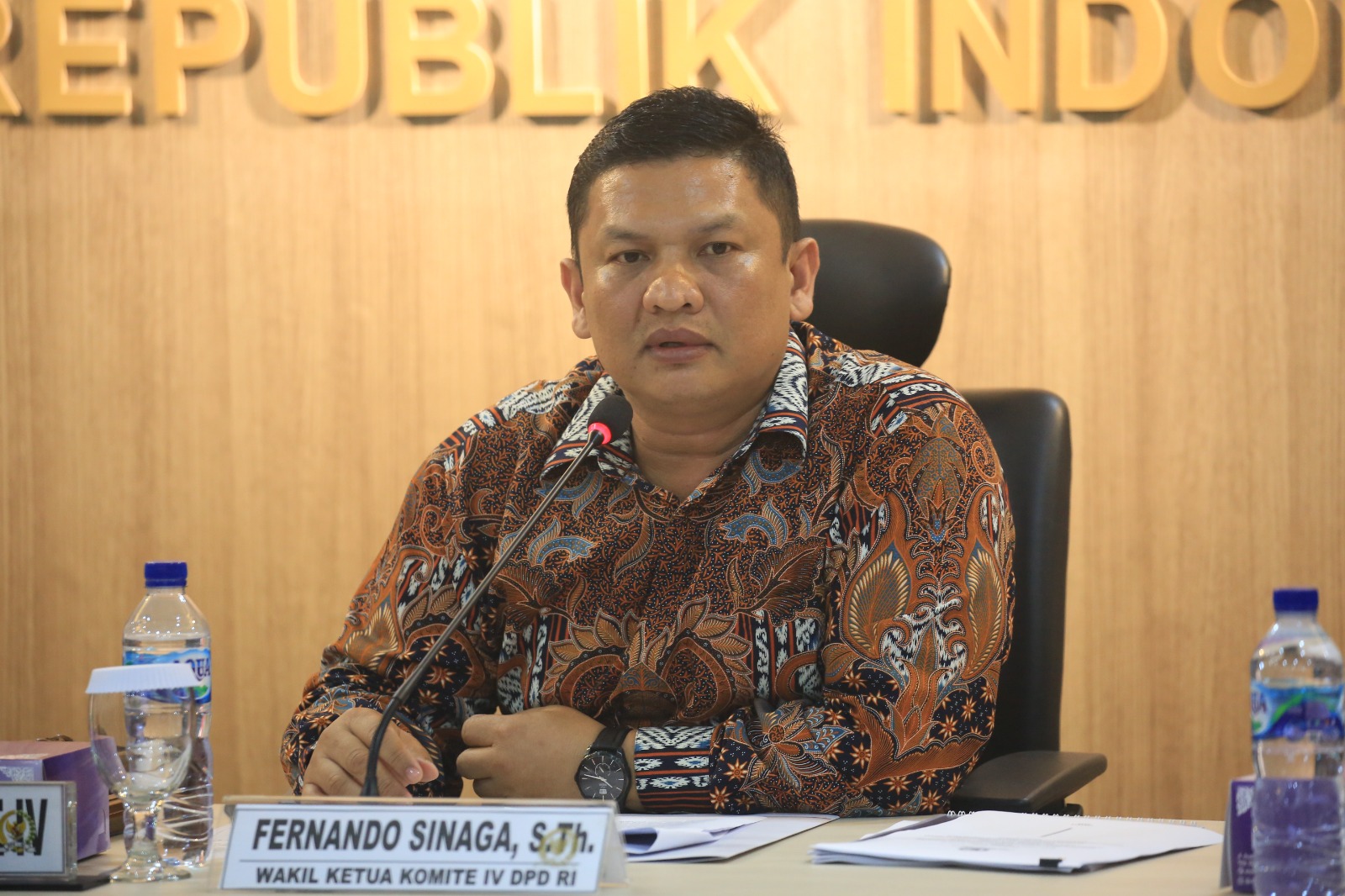 Wakil Ketua Komite IV DPD RI, Fernando Sinaga