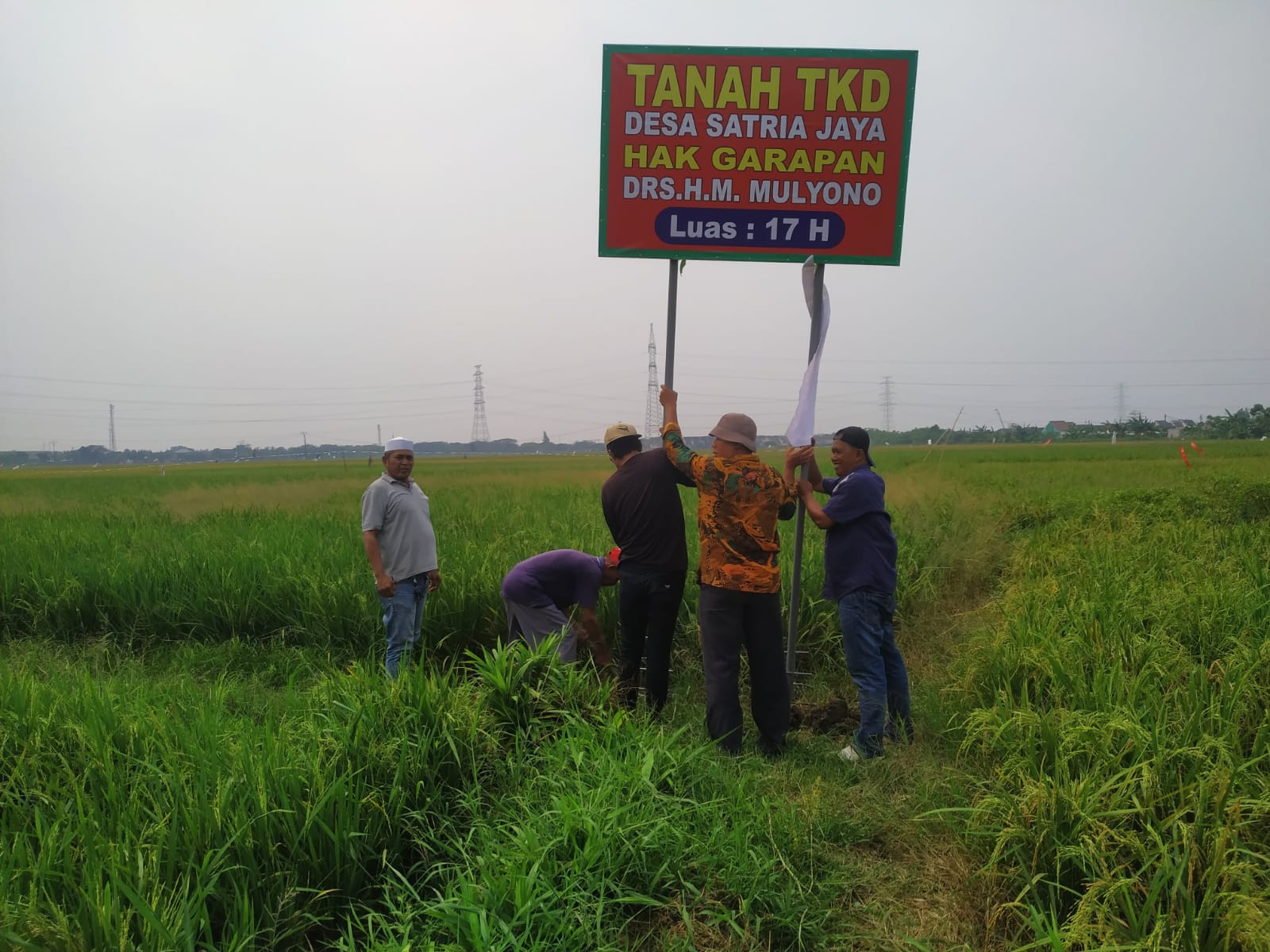 Pemasangan Plang Tanah Garapan di Lahan TKD Desa Satria Jaya Dinilai Melanggar Hukum - Desapedia