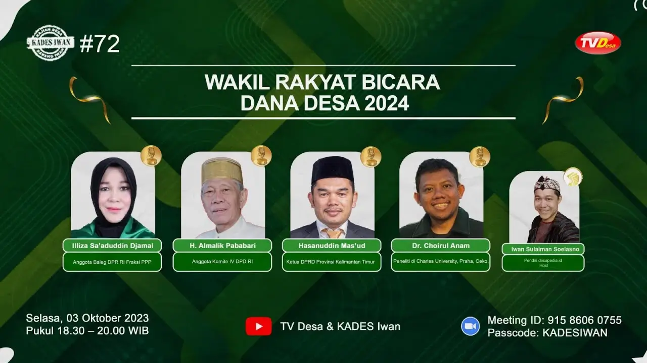 Wakil Rakyat Bicara Dana Desa 2024