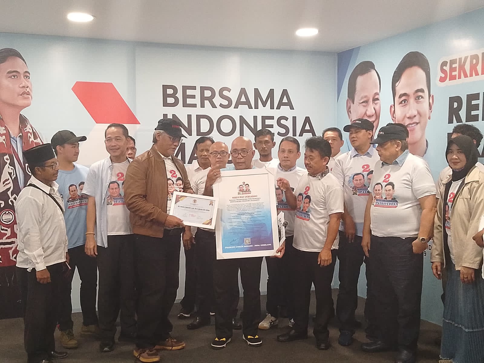 Sah! Patriot Desa Resmi Sebagai Relawan Pemenangan Prabowo-Gibran - Desapedia