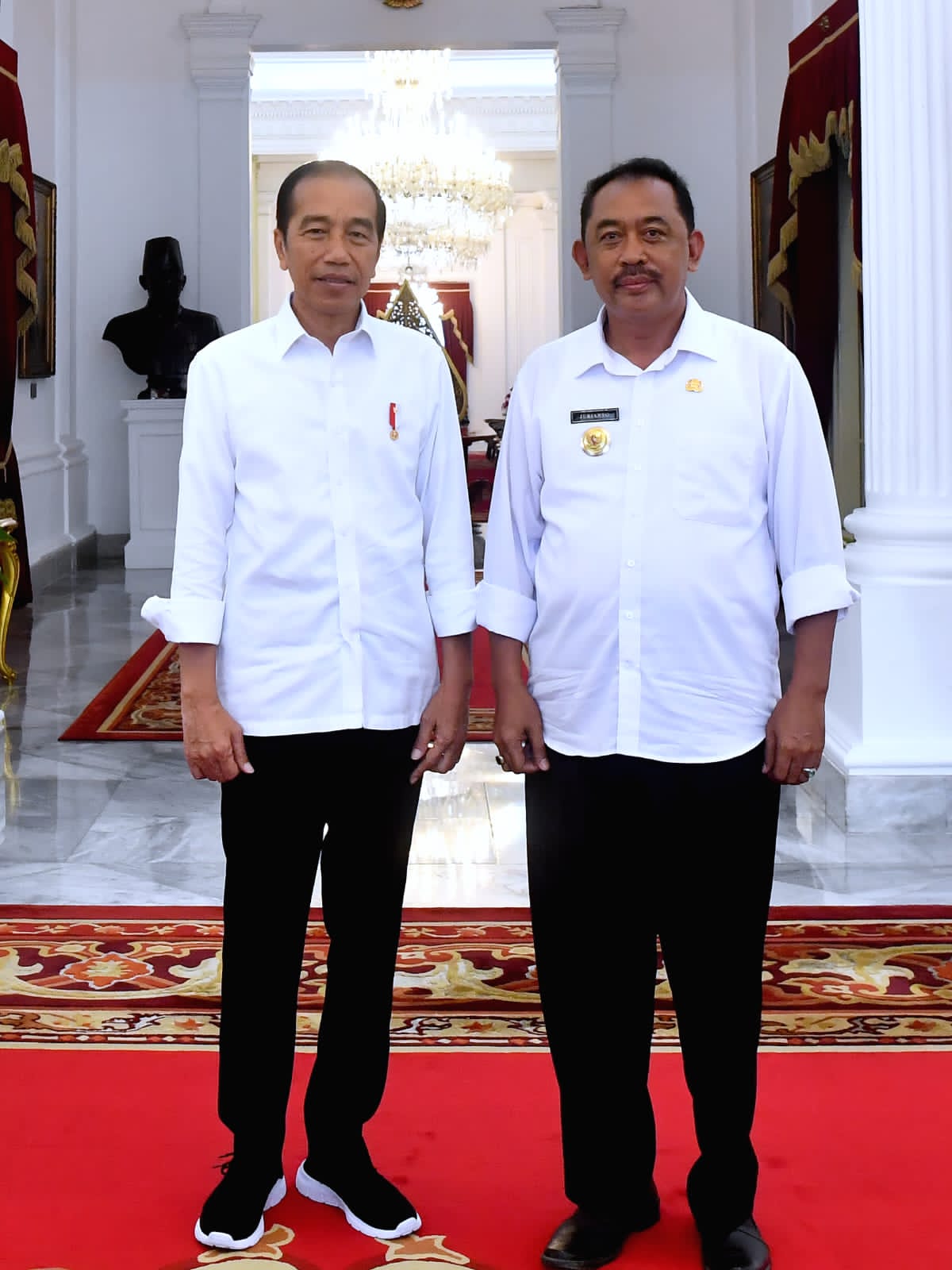 Ikut Hadir Bertemu Jokowi, Jurianto Pastikan Kades se-Jatim Netral