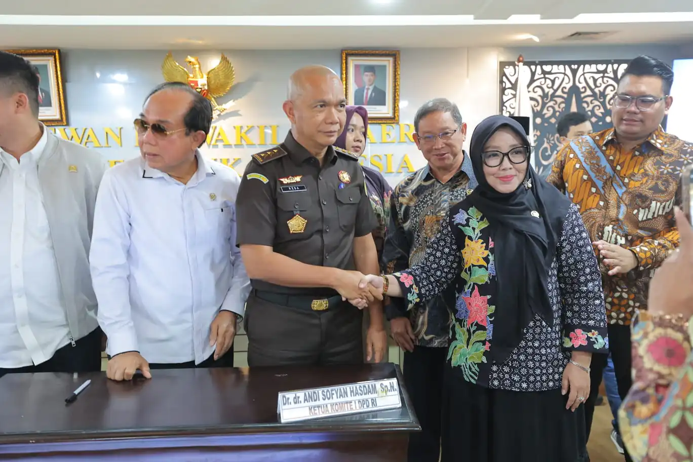 Anggota Komite I DPD RI Soroti Program Jaga Desa   - Desapedia