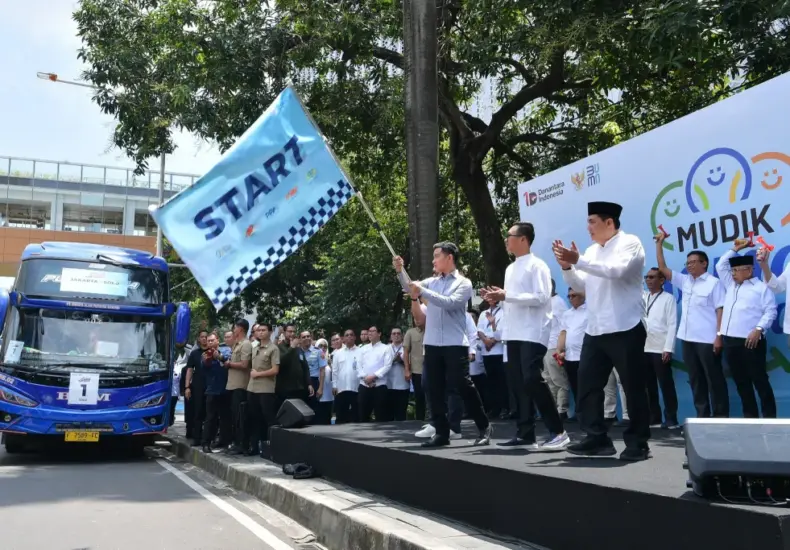 Wapres Gibran Lepas Peserta Mudik Bersama Holding BUMN Danareksa 2026
